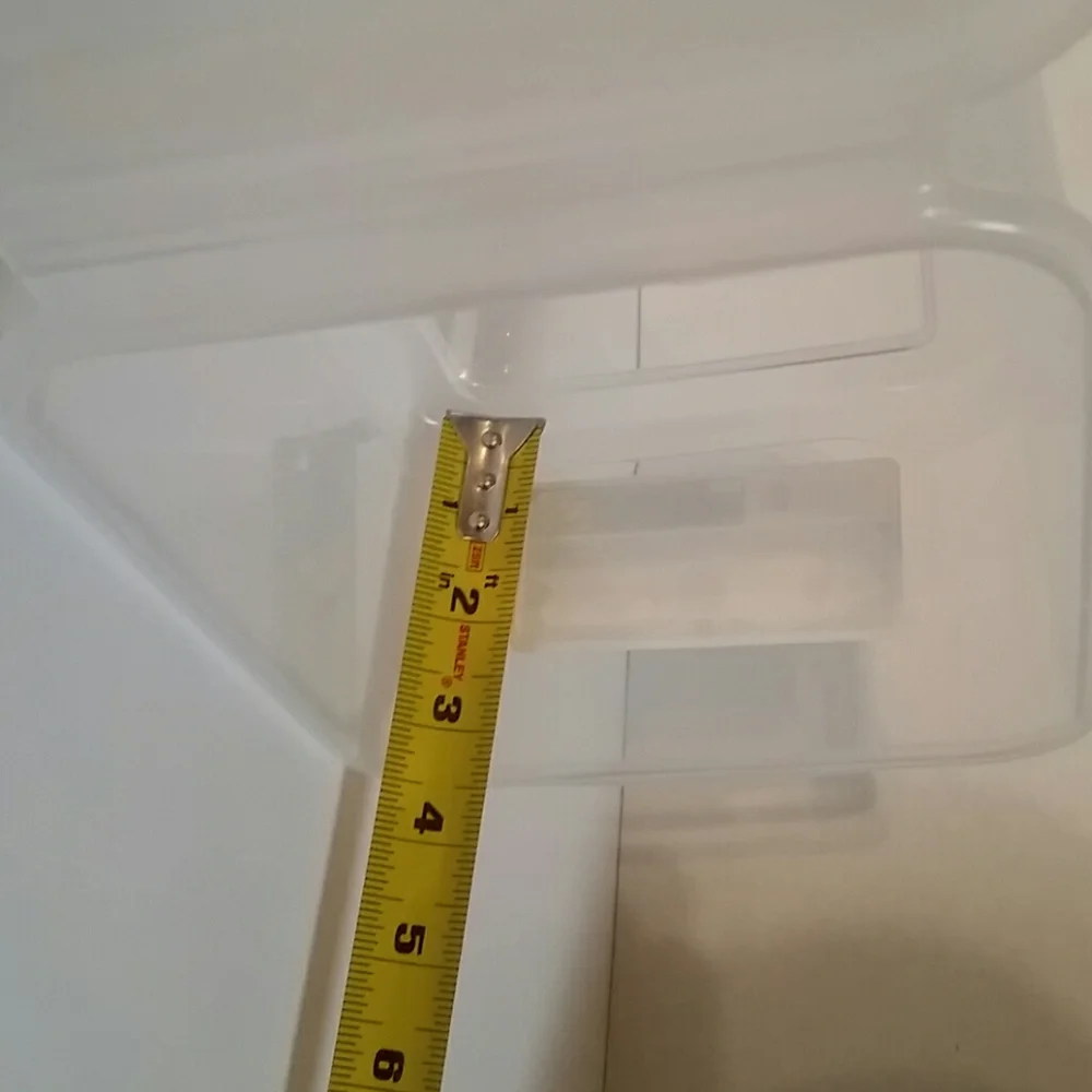 6 Sterilite Flip Top Storage Tubs Boxes